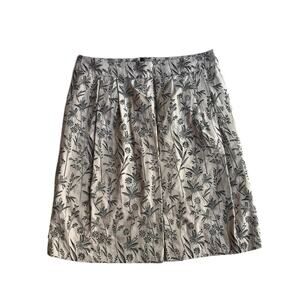 MaxMara Weekend Jacquard Print Pleated Midi Skirt